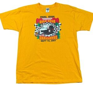 Vintage Y2K‎ Men's XL Spell Out 2001 Nevada Motor Speedway Dirt Racing T-Shirt
